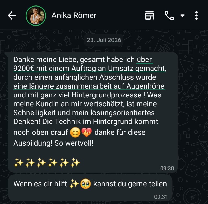 Anika Römer Feedback