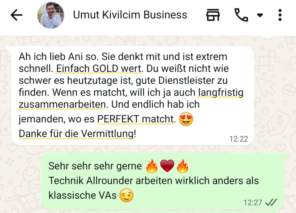 Vermittlung Umut Kivilcim und Anika Steinert